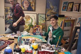 Atelier peinture L'image écriture